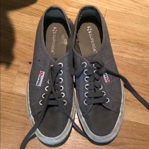 Grey LACE UP Supergas